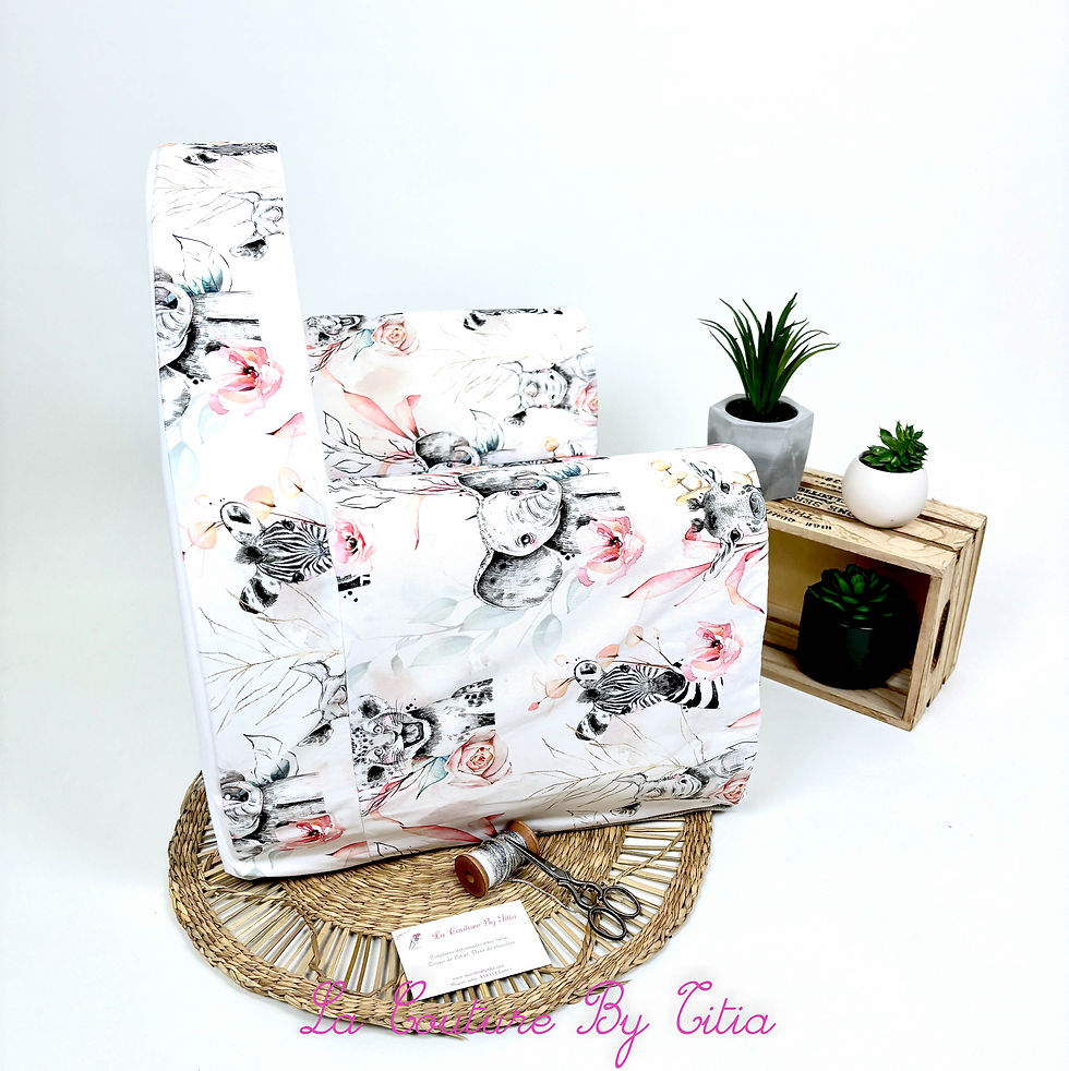 Miniature : Fauteuil enfant, fauteuil enfant personnalisable Fauteuil enfant savane rose