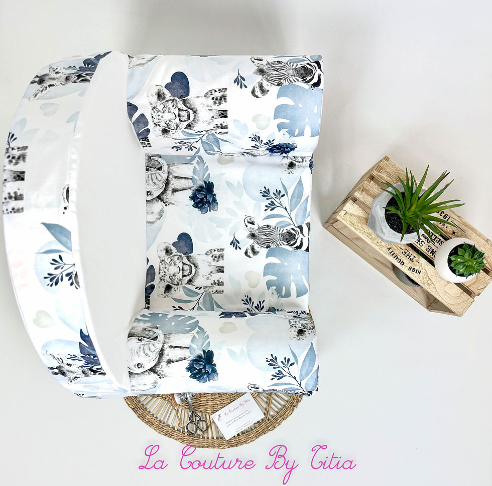 Miniature : Fauteuil enfant, fauteuil enfant personnalisable, fauteuil enfant savane bleu