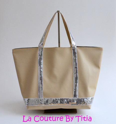 Paillettes Imitation Sac Vanessa Bruno Sac Cabas En Simili Cuir