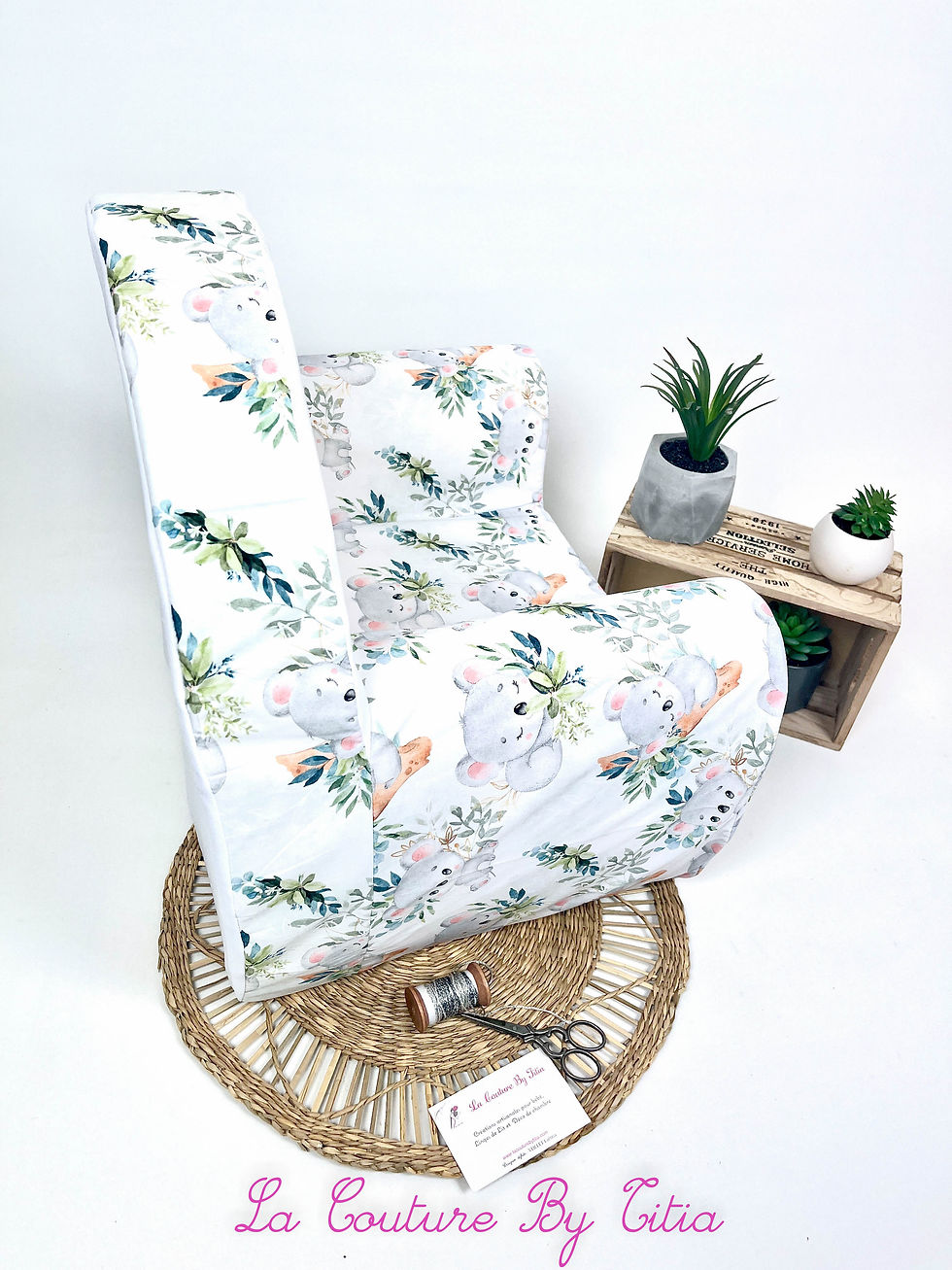 Miniature : Fauteuil enfant, fauteuil enfant personnalisable, fauteuil enfant koalas