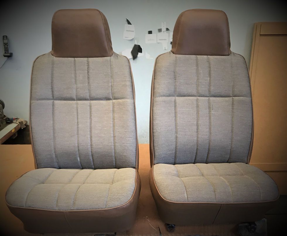 Custom Car Seat Trimmed