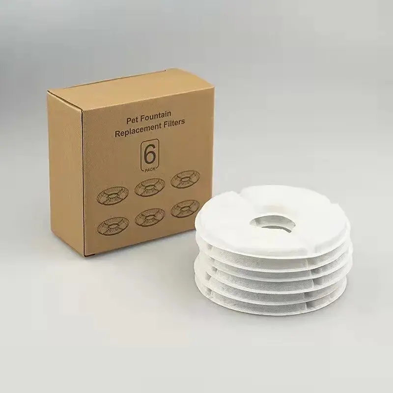 Miniatura: 4/6/8PCS Activated Carbon Filter For Automatic Cat Fountain Water Feeder 