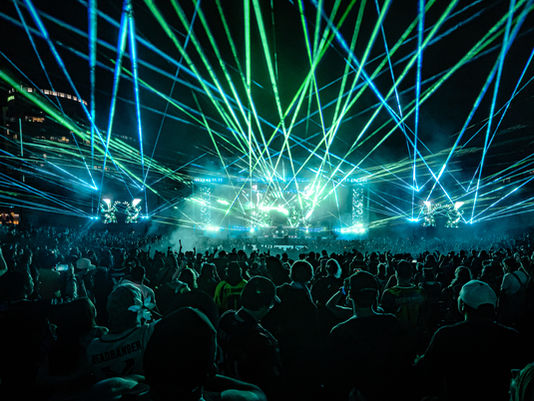 Excision performing at Fiddler's Green in Denver, Colorado