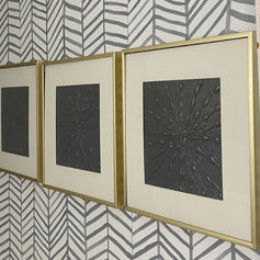 Easy DIY Glue Gun textured Art