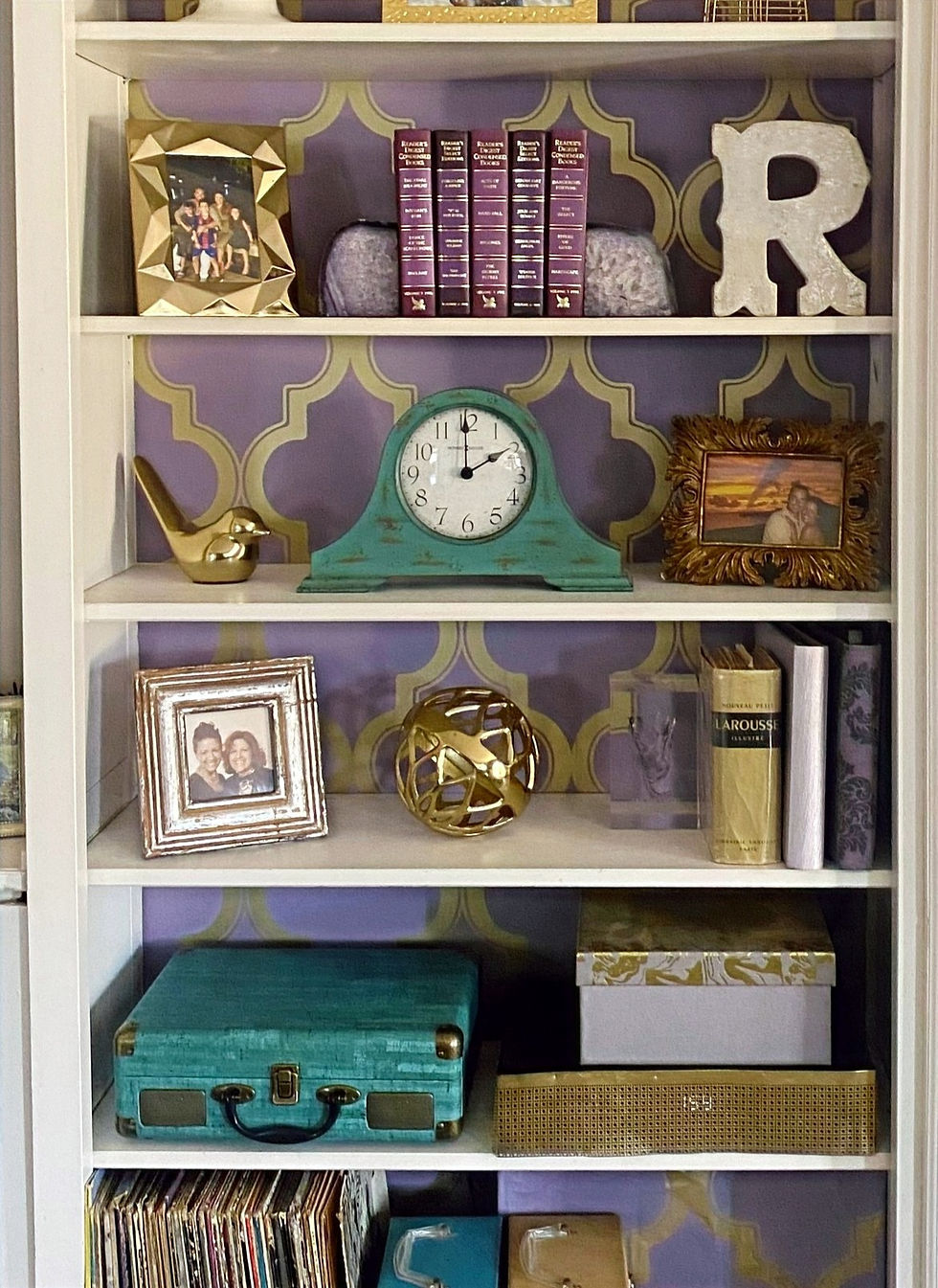 A beautiful organized bookcase