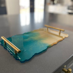 Ocean Epoxy Tray