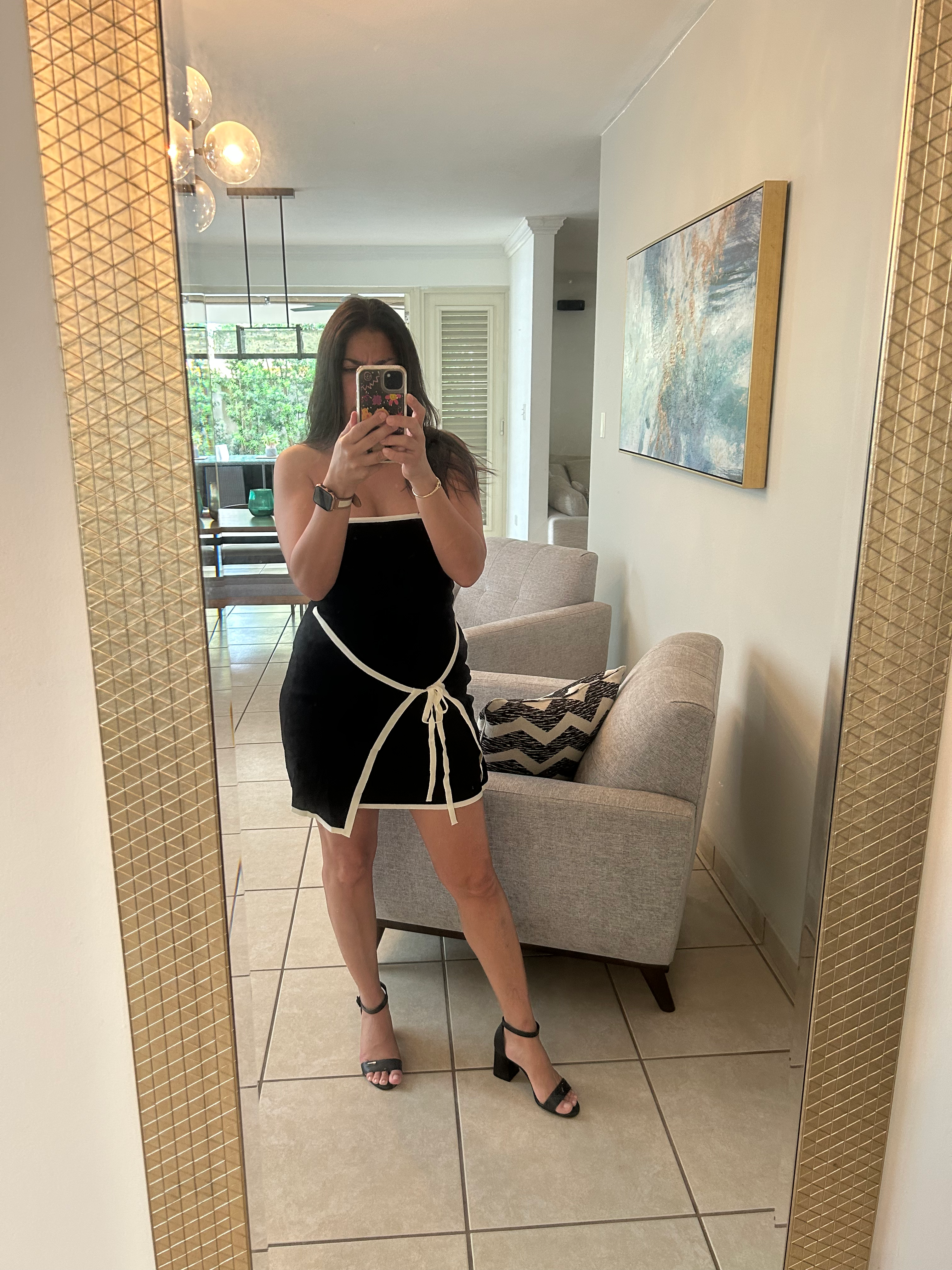 ISABEL STRAPLESS SHORT DRESS