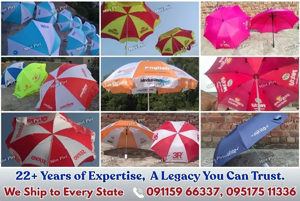 Promotional Umbrella Manufacturers Rajasthan supplier providing practical branding solutions.