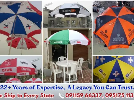 Promotional Umbrella Manufacturers in Punjab | Custom Printed Umbrellas