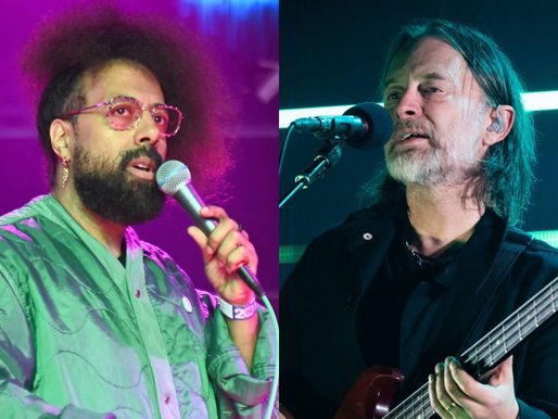 Reggie Watts e Thom Yorke. 