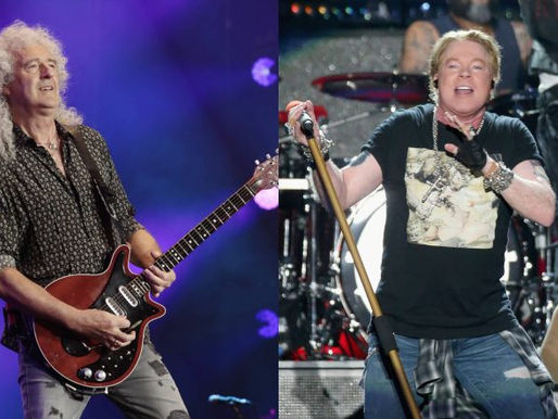 Brian May, sobre ter contribuído no álbum 'Chinese Democracy' do Guns N' Roses: "foi esquisito"