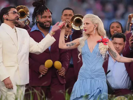 Bad Bunny e Lady Gaga no Super Bowl 2026