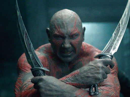Dave Bautista, de 'Guardiões da Galáxia', disse ser um "alívio" encerrar o papel "bobo" da Marvel