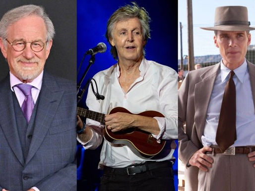 Encontro de gigantes: Steven Spielberg e Paul McCartney assistem juntos 'Oppenheimer'