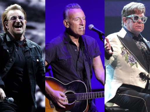 U2, Bruce Springsteen e Elton John compartilham mensagens para a campanha 'Stand Up For Ukraine