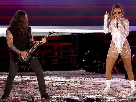 Andreas Kisser apresenta trecho da faixa "Refuse/Resist" (Sepultura) em show de Ivete Sangalo no maracanã