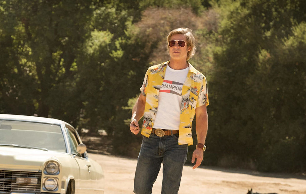 Brad Pitt em Era Uma Vez em... Hollywood