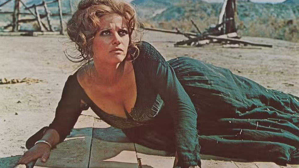 Claudia Cardinale em cena de 'Era uma vez no Oeste'