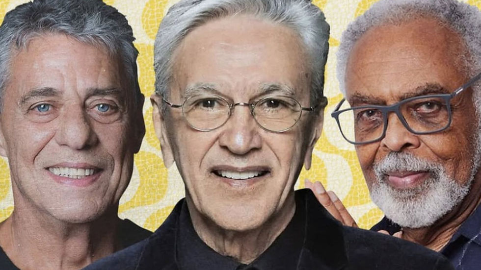 Caetano, Chico e Gil lideram trio elétrico em protesto contra a “PEC da Bandidagem”
