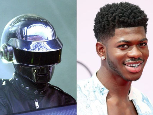Thomas Bangalter do Daft Punk e Lil Nas X são vistos juntos no estúdio