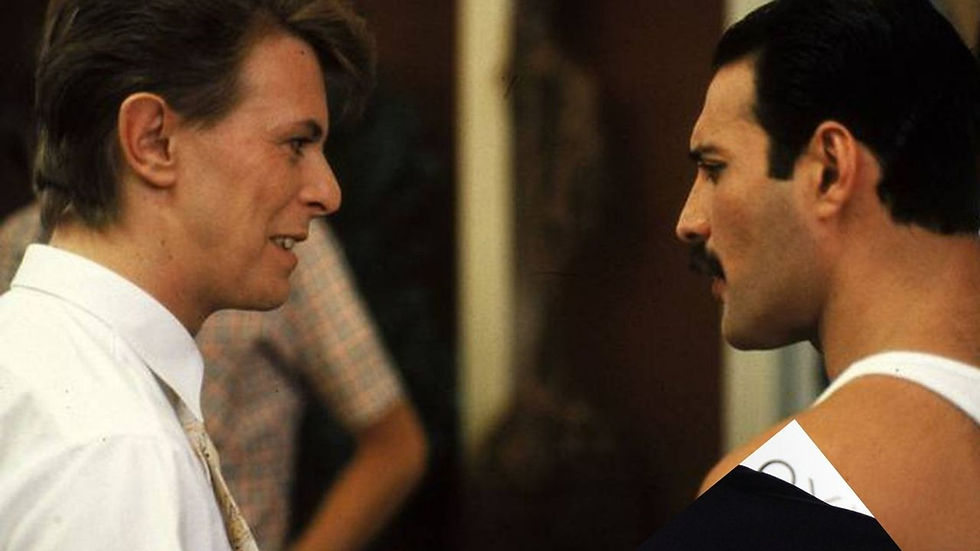 David Bowie e Freddie Mercury