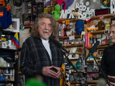 Robert Plant entrega performance intimista no Tiny Desk da NPR