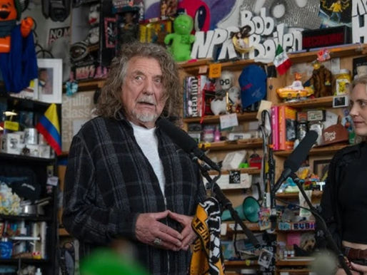 Robert Plant entrega performance intimista no Tiny Desk da NPR