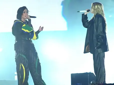 Demi Lovato faz dueto com Luísa Sonza no The Town; confira