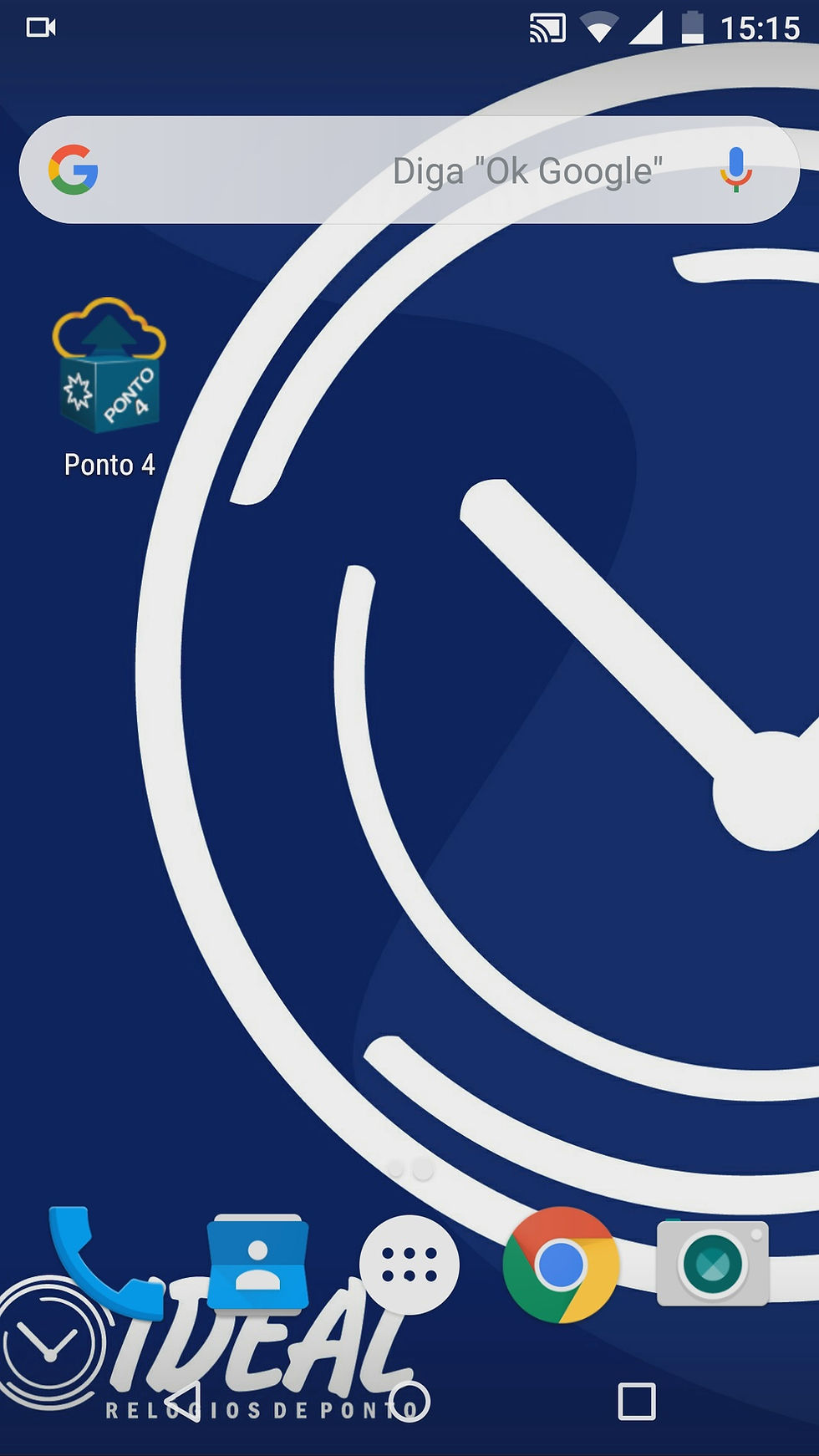 Imagem mostrando o ícone do app na tela inicial do dispositivo