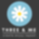 www.threeand.me logo
