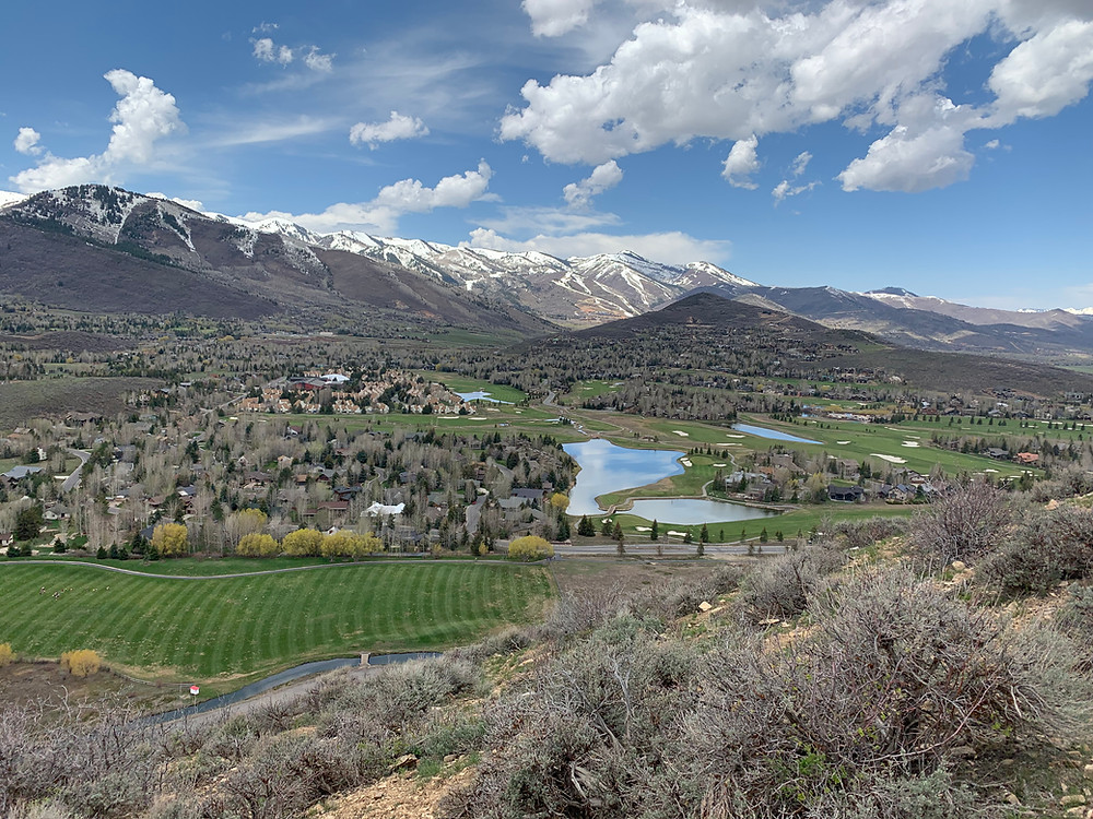 view from PC Hill in Park City, Utah