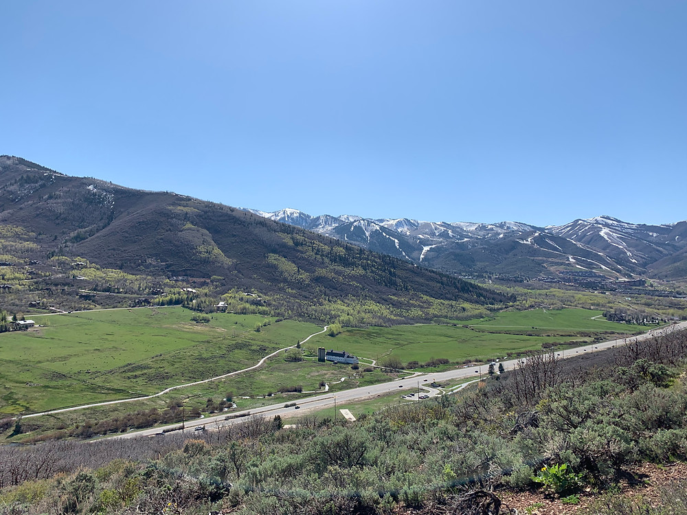 Quarry Mountain trail in Park City, Utah