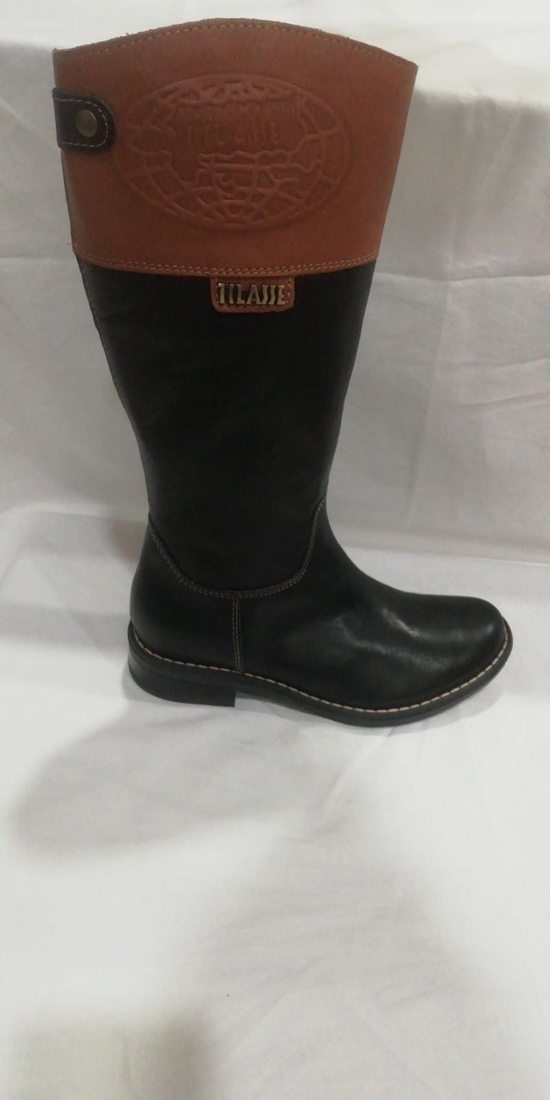 ALVIERO MARTINI 1 Classe nero fascia cuoio STIVALE BAMBINA | G3 Calzature