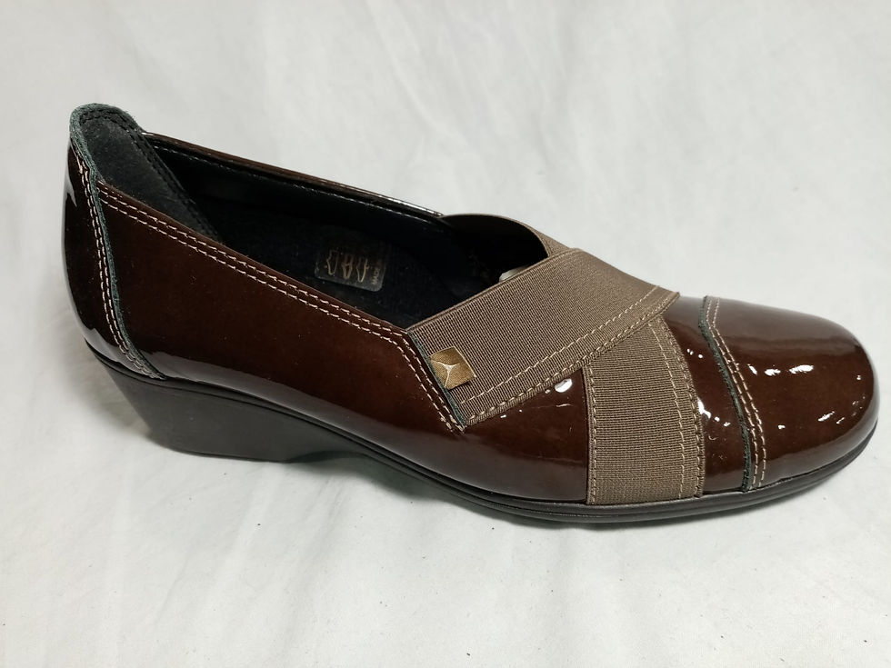 CINZIA SOFT VERNICE TAUPE/ELASTICO DONNA