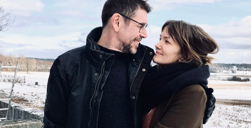 Winter picture - Mike and Sarah