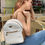 Miniatura: Morral Cloe Beige/Café