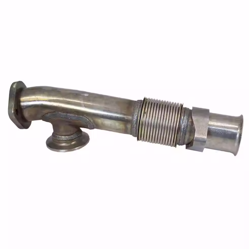 2005-2010 Ford 6.0L Diesel RH inlet exhaust pipe adapter- 5C3Z-6K854-AA