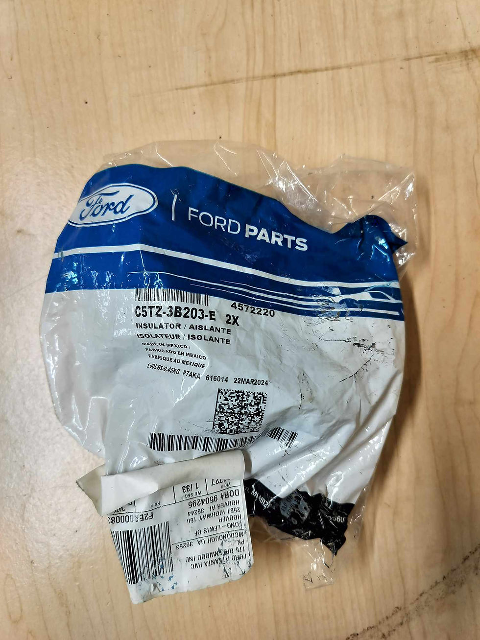 Thumbnail: 1965-2007 Ford Truck Radius arm bushing C5TZ-3B203-E