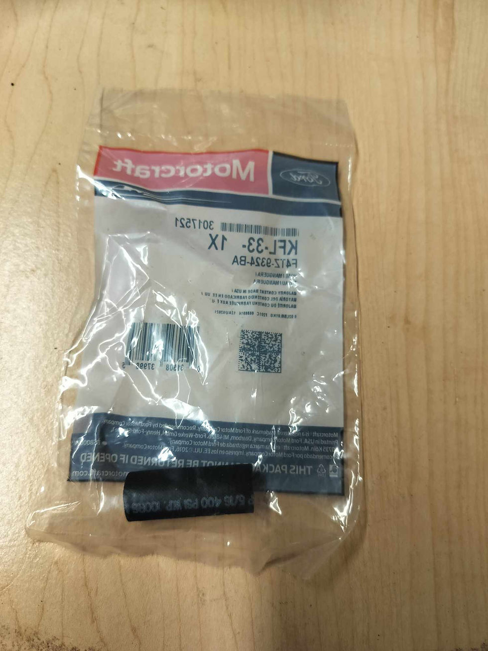 Thumbnail: 1994-2003 Ford 7.3L Powerstroke Water drain hose assy F4TZ-9324-BA