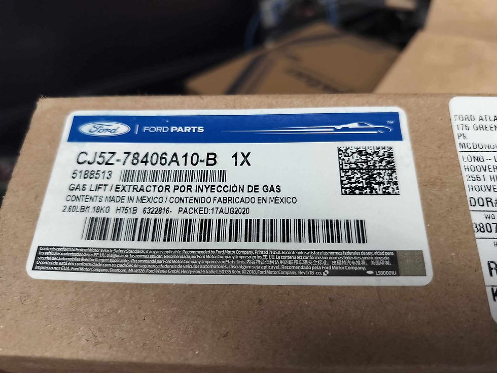 Thumbnail: 2013-2019 Ford Escape RH Liftgate lift support gas strut- CJ5Z-78406A10-B