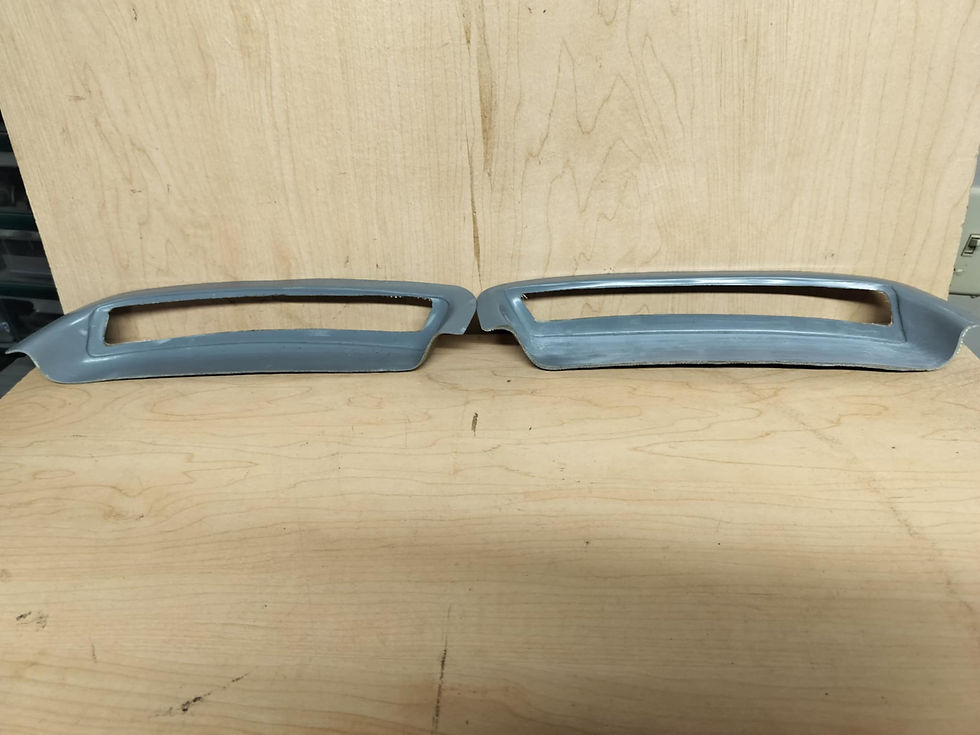 Pair left & right fiberglass scoops- custom application