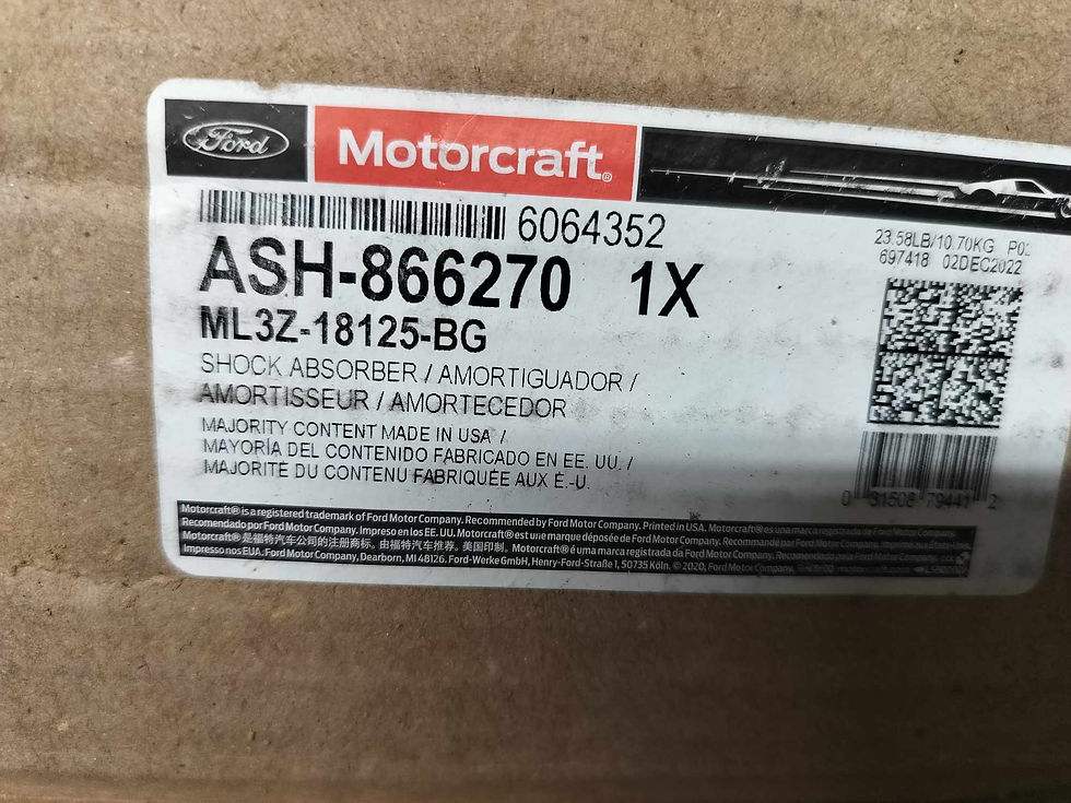 Thumbnail: 2021-2024 Ford F-150 Raptor Right rear shock absorber ML3Z-18125-BG