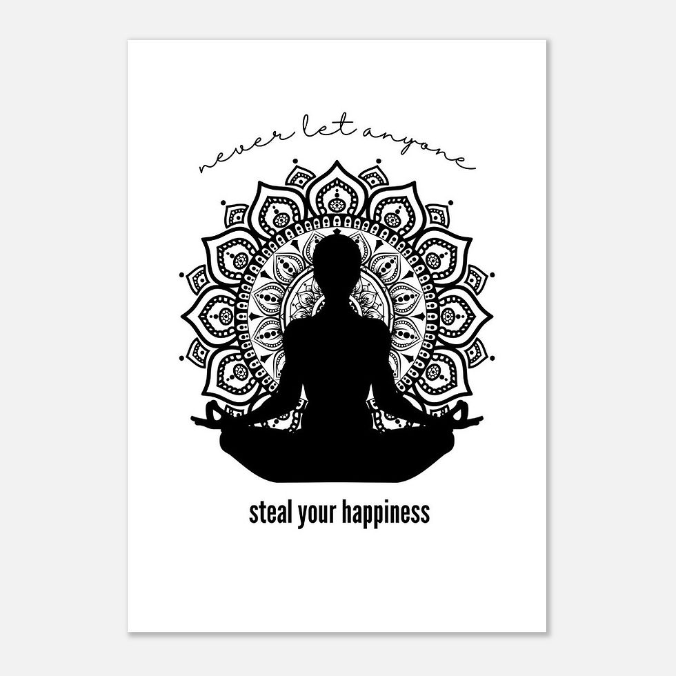Thumbnail: never let anyone steal your - Art Print