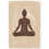 Miniature : Keep calm and meditate - Holzdrucke