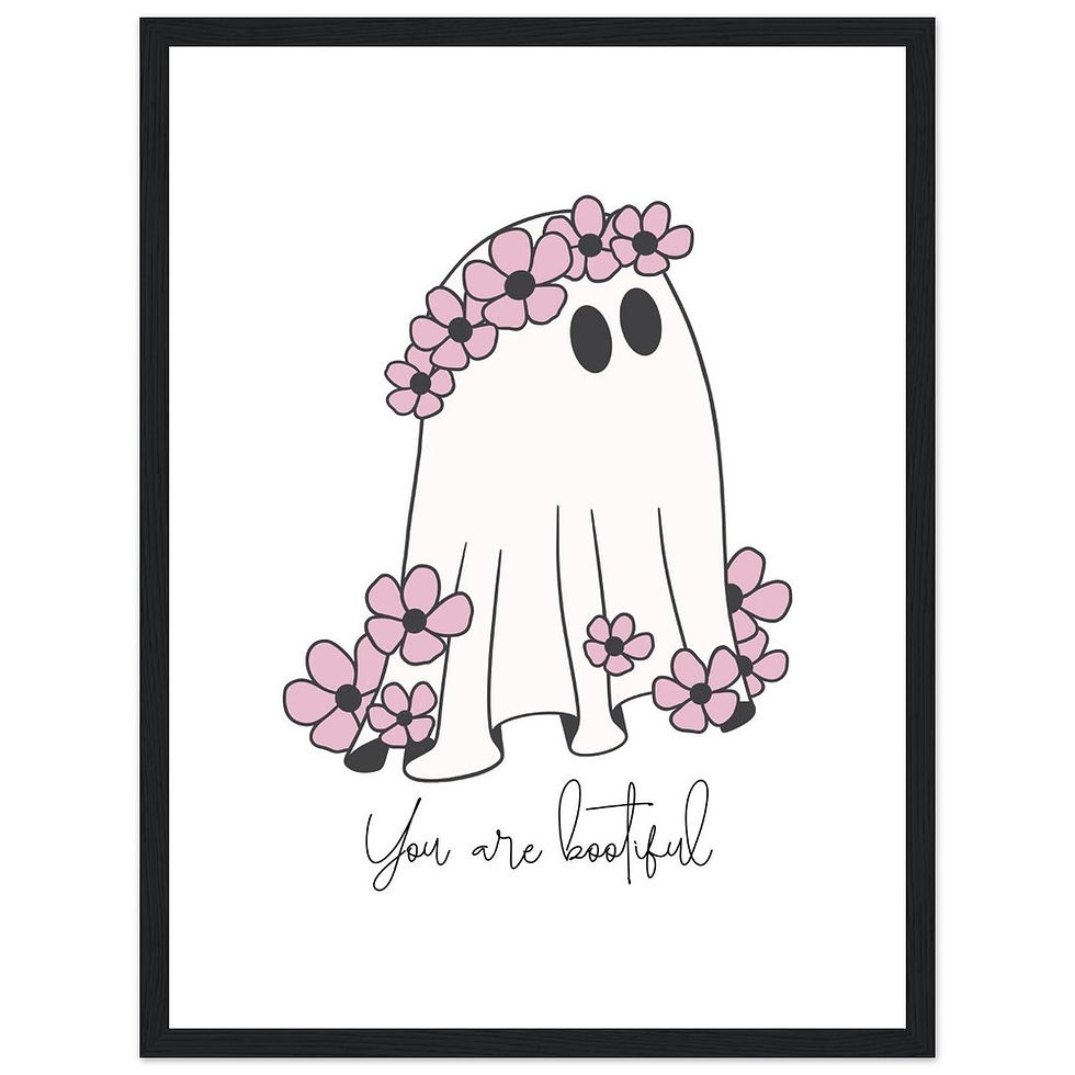 Miniature : Your are Bootiful - Art Print mit Holzrahmen