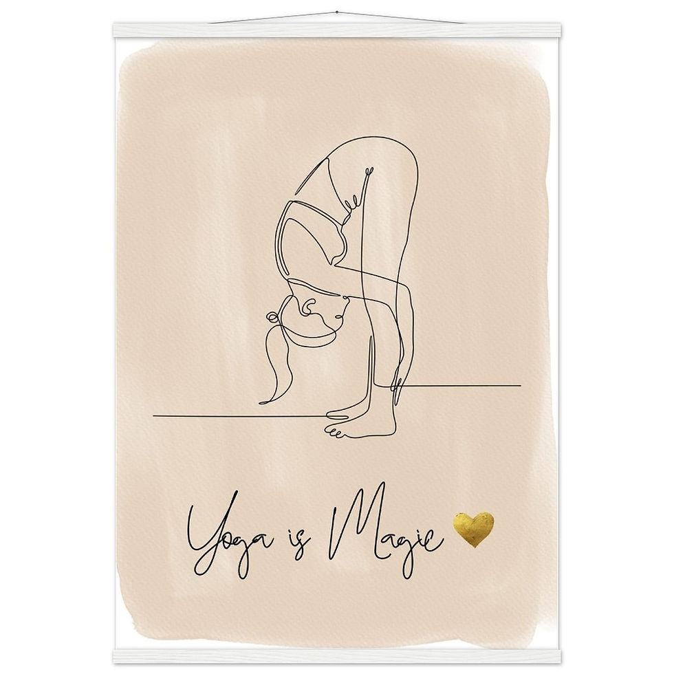 Miniatura: Yoga is Magic - Art Print mit Leisten