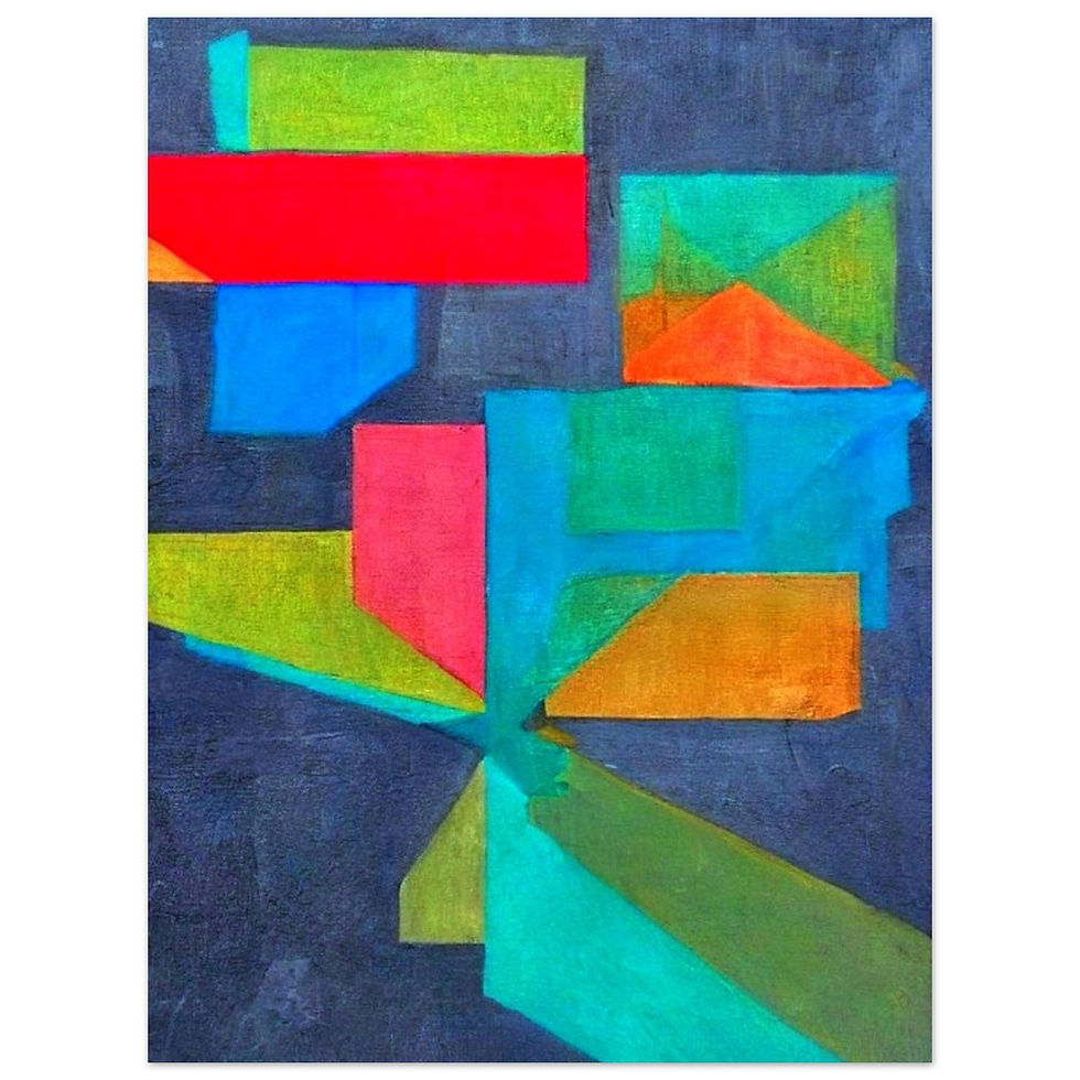 Miniature : Abstracktes Wandbild XVI - Art Print