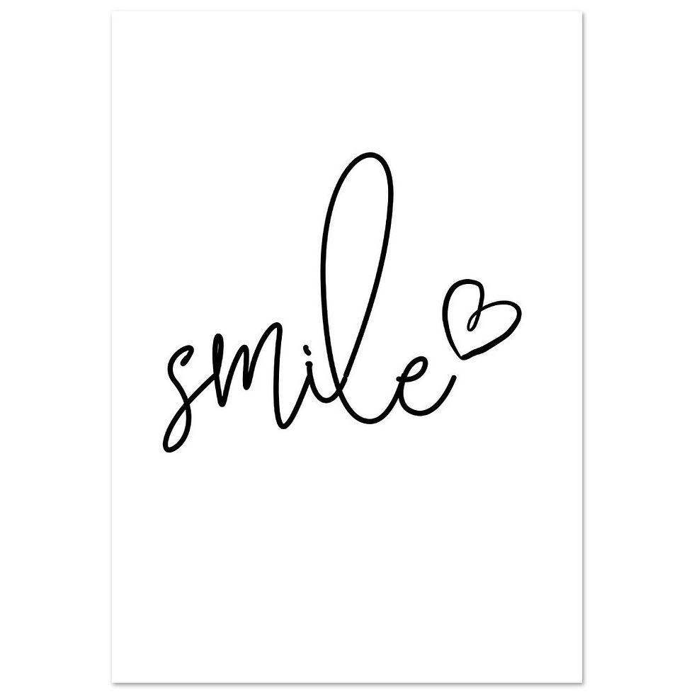 Miniaturbild: smile - Art Print