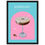 Miniatura: Espresso Martini Pop Art Print - Vibrant Bar Cart Decor with Wood Frame