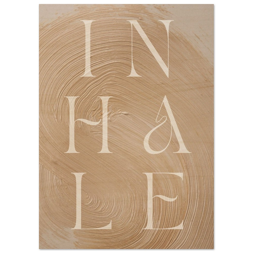 Miniatura: Inhale - Holzdrucke